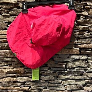 Bright Pink Sun Hat with ventilation and whistle!